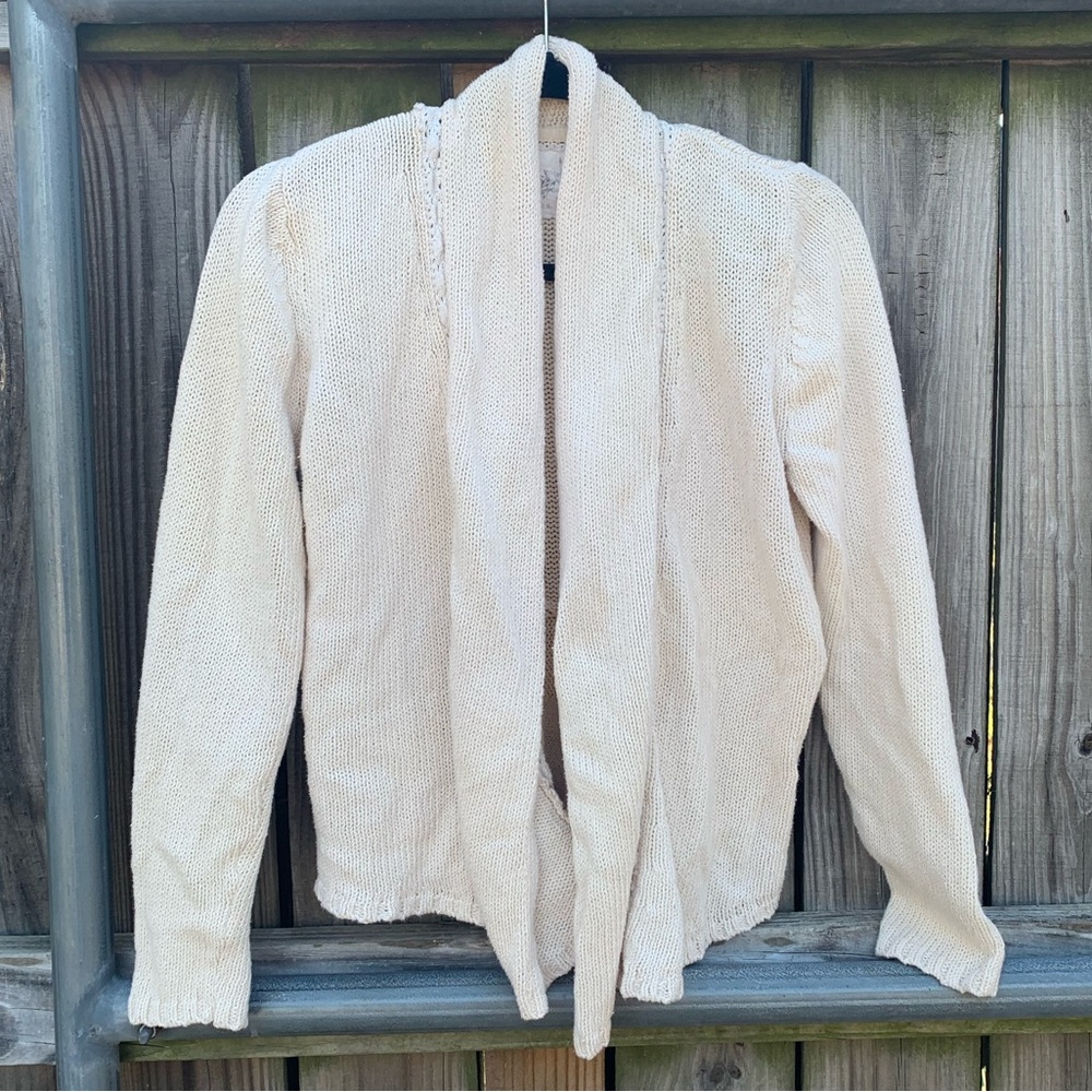 Angel of the North cream cardigan